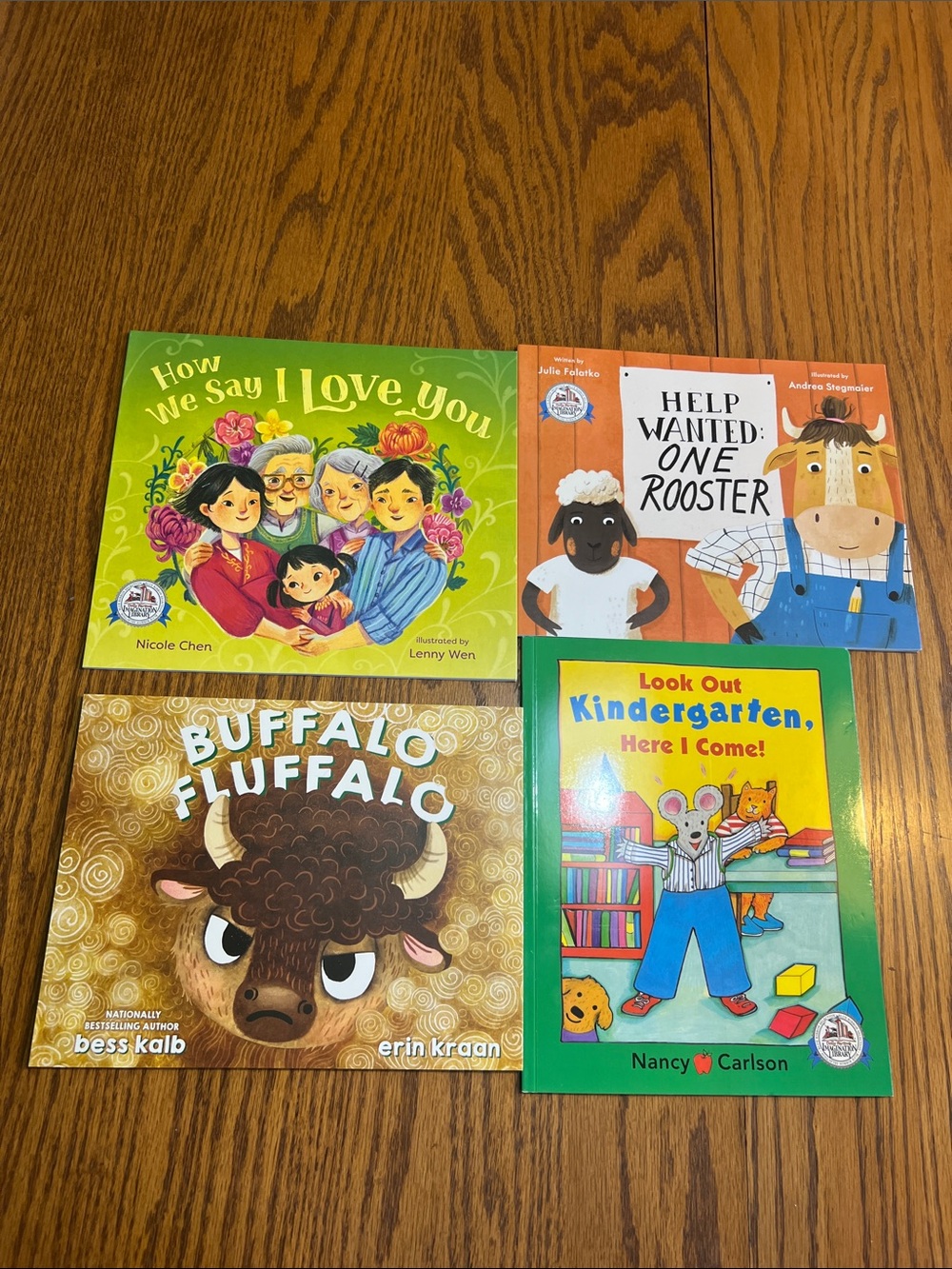 Imagination Library Kids Picture 4 Book Set NEW